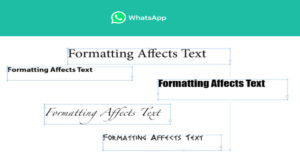 Formatação WhatsApp