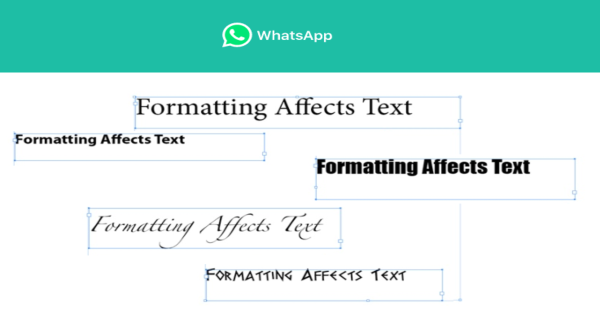 Formatação WhatsApp