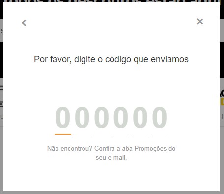 Código de verificação