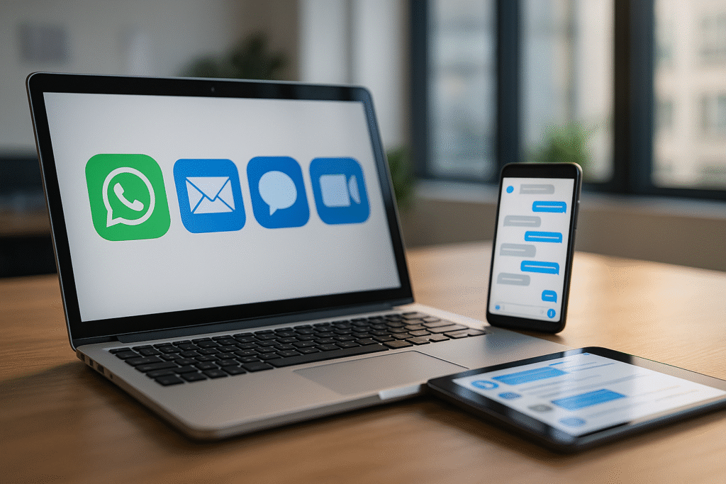 Canais digitais de comunicação